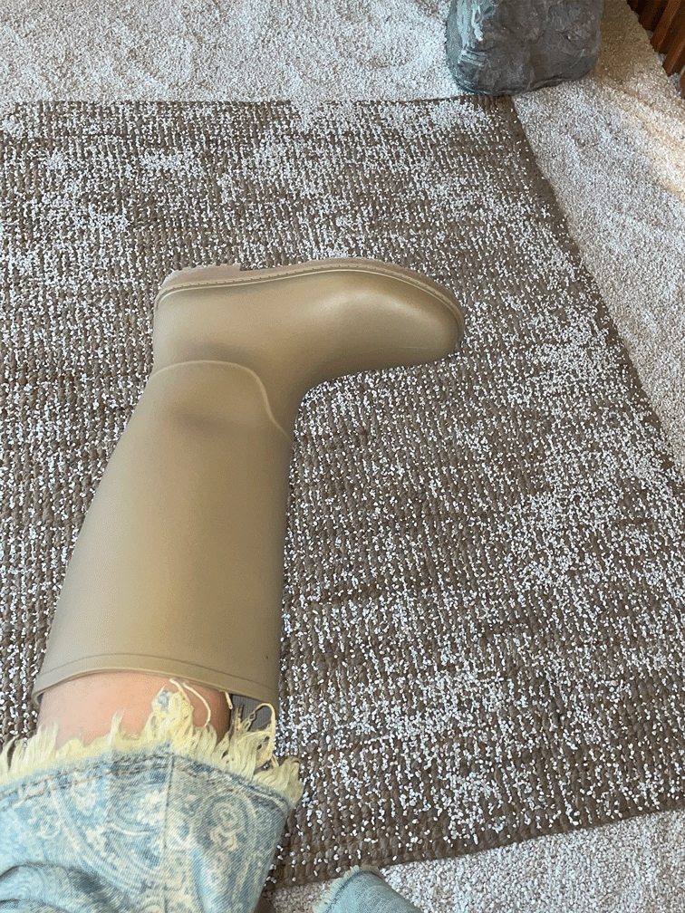 basic rain long boots